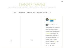 Tablet Screenshot of danieletavani.com